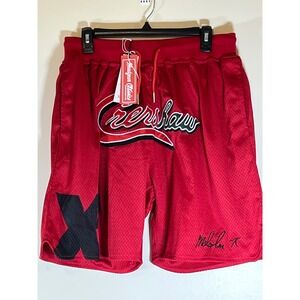 New Headgear Classics Crenshaw Nipsey Hussle Malcolm X Basketball Shorts - Large